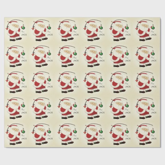 Speciaal Gevist kerstpapier Cadeaupapier (Vlak)