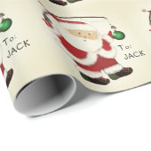 Speciaal Gevist kerstpapier Cadeaupapier (Rol Hoek)