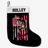 Speciaal Geviste Amerikaanse vlag Camouflage Kleine Kerstsok (Voorkant)