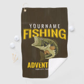 Speciaal Geviste avonturiervissen Golfhanddoek (Insitu)