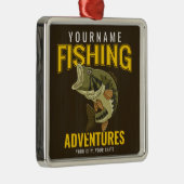 Speciaal Geviste avonturiervissen Metalen Ornament (Rechts)