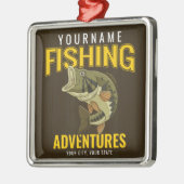 Speciaal Geviste avonturiervissen Metalen Ornament (Links)