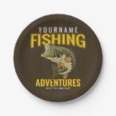 Speciaal Geviste avonturiervissen Papieren Bordje (Voorkant)
