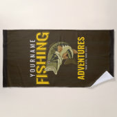 Speciaal Geviste avonturiervissen Strandlaken (Voorkant)