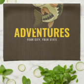 Speciaal Geviste avonturiervissen Theedoek (Gevouwen)