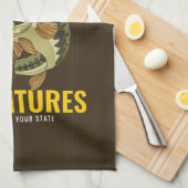 Speciaal Geviste avonturiervissen Theedoek (Quarter Fold)