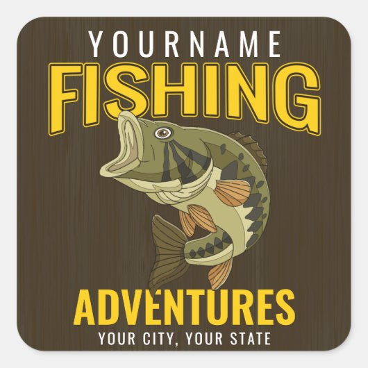 Speciaal Geviste avonturiervissen Vierkante Sticker (Voorkant)