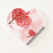 Speciaal gevormde spiraalvormig notitieboek (Achterkant)