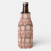 Speciaal gezichtsveld Afbeelding Funny Unieke foto Flesjeskoeler (Fles Voorkant)