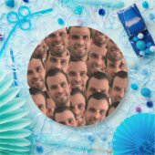 Speciaal gezichtsveld Afbeelding Unieke foto geboo Papieren Bordje (Feest)