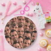 Speciaal gezichtsveld Afbeelding Unieke foto geboo Papieren Bordje (Feest)