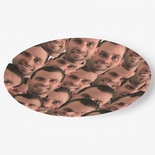 Speciaal gezichtsveld Afbeelding Unieke foto geboo Papieren Bordje (Gekanteld)