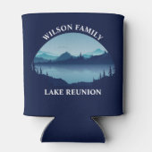 Speciaal gezinshereniging blauw lakkender blikjeskoeler (Achterkant)