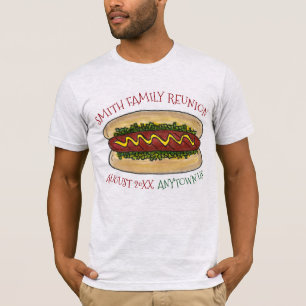 Speciaal gezinshereniging Koekje Picnic Hot Dog T-shirt