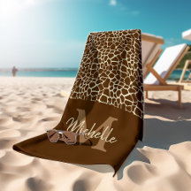 Speciaal Giraffe Patroon Monogram Fitness Yoga