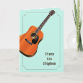 Speciaal gitaar Bedankt Bericht van uw muzikant (Voorkant)