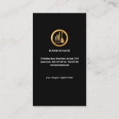 Speciaal gitarist Oranje Zest Musicus Visitekaartje (Achterkant)