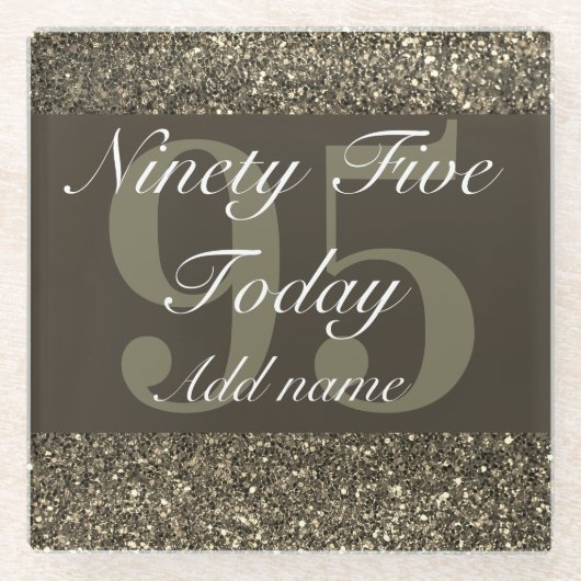 Speciaal glamoureus gepersonaliseerd onderzetter 9 (Voorkant)