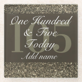 Speciaal glamoureus-onderzetter op maat 105th glazen onderzetter