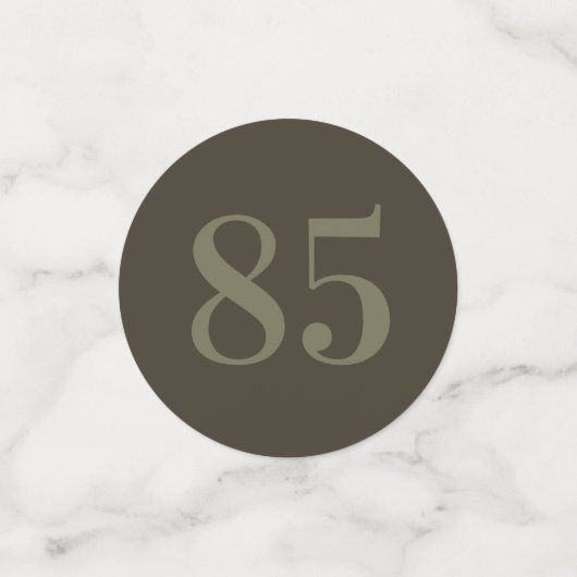 Speciaal glamoureus tabelconfetti 85th confetti (Kleine voorkant)