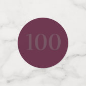 Speciaal glamoureus tafelconfetti 100th confetti (Kleine voorkant)