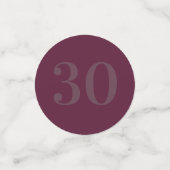 Speciaal glamoureus tafelconfetti 30th confetti (Kleine voorkant)