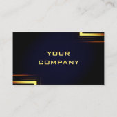 Speciaal Gold Black Design-Visitekaartje Visitekaartje (Achterkant)