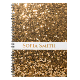 Speciaal Gold Glitter Notitieboek