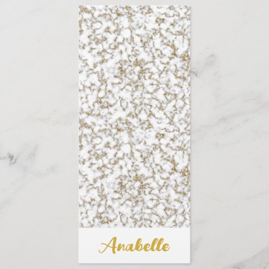 Speciaal Gold Marble-Bladwijzer (Voorkant)
