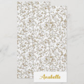 Speciaal Gold Marble-Bladwijzer (Voorkant / Achterkant)