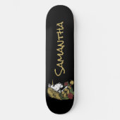 Speciaal Gold Unicorn-skateboard Persoonlijk Skateboard (Voorkant)