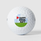 Speciaal Golf Birthday Collectible Golfballen (Voorkant)