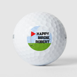 Speciaal Golf Birthday Collectible Golfballen