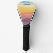 Speciaal Golf Driver Hoesje | Rainbow Sky