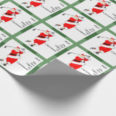 Speciaal Golf Holiday Gift Cadeaupapier (Hoek)