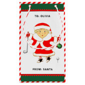 Speciaal Golf-kerstfeestdag - kleine cadeautas (Achterkant)