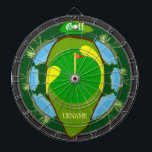 Speciaal Golf Multi-Hazard Dartbord<br><div class="desc">Het perfecte golfkarton voor fans van golf, sport en unieke dartboard games! Biedt een groot golfgat met zandvallen, waterrisico's en plant. Ideaal voor traditionele kunstgames, nieuwe kunstgames van uw eigen generatie of als een uniek kunstbeeldscherm en volledig aanpasbaar om namen, afbeeldingen en nog veel meer toe te voegen indien gewenst....</div>