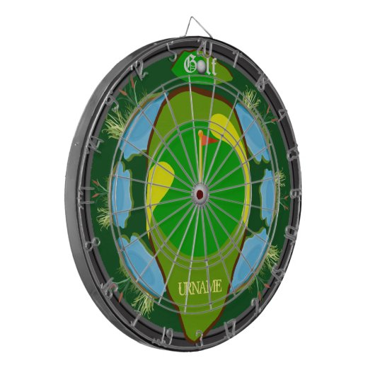 Speciaal Golf Multi-Hazard Dartbord (Voorkant Links)