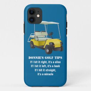 Speciaal Golf Tip Golf Cart Blue iPhone 5 Hoesje