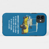 Speciaal Golf Tip Golf Cart Blue iPhone 5 Hoesje (Achterkant (horizontaal))
