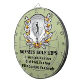 Speciaal Golf Tip Golfer Green Dartboard Dartbord (Voorkant Rechts)