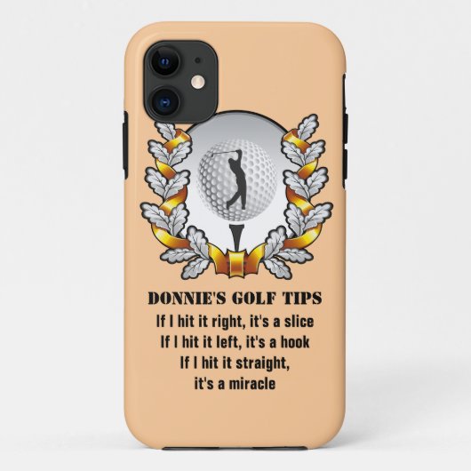 Speciaal Golf Tip Golfer iPhone 5 Hoesje (Achterkant)