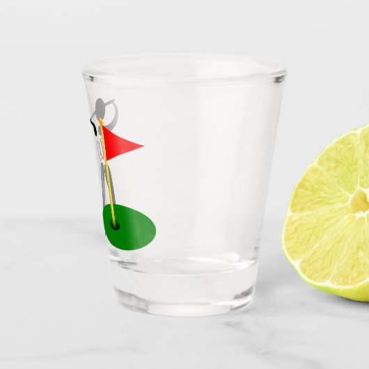 Speciaal Golf Whiskey Shot Glass Shot Glas (Rechts)