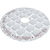 Speciaal Golfbalpatroon Kerstboom Rok (Gekanteld)