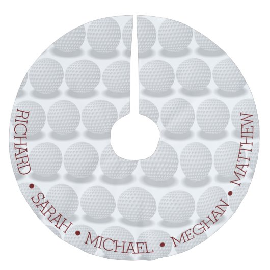 Speciaal Golfbalpatroon Kerstboom Rok (Voorkant)