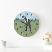 Speciaal golfer grote klok (Huis)