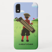 Speciaal golfer op golfbaan Case-Mate iPhone case (Achterkant)