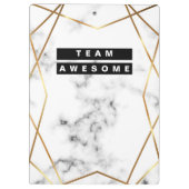 Speciaal goud- en marmerpatroon klembord (Achterkant)