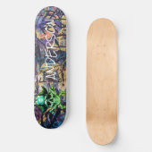 Speciaal graffiti Green Pirate Skull & Cross Persoonlijk Skateboard (Voorkant)