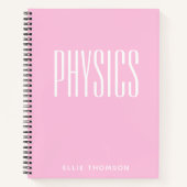 Speciaal grafisch papier voor natuurkunde Eenvoudi Notitieboek (Voorkant)